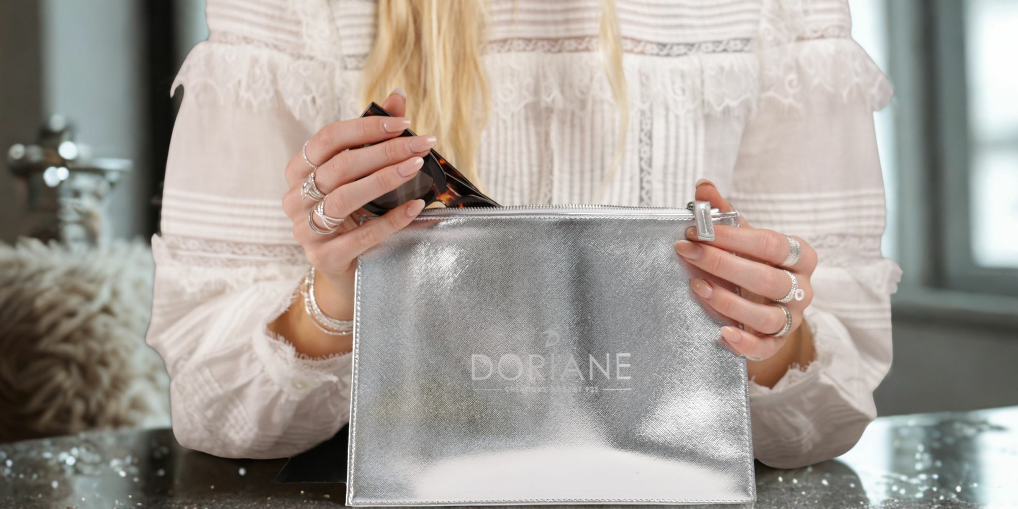 Pochette bijoux Doriane